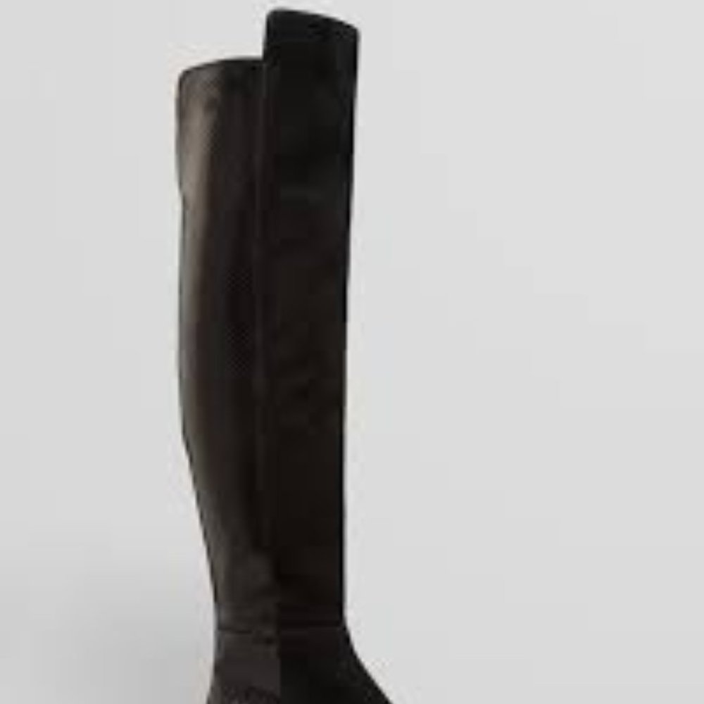 MICHAEL KORS Over-the-Knee Suede Boots - Alaysia size 5.5- medium heel - Picture 4 of 6